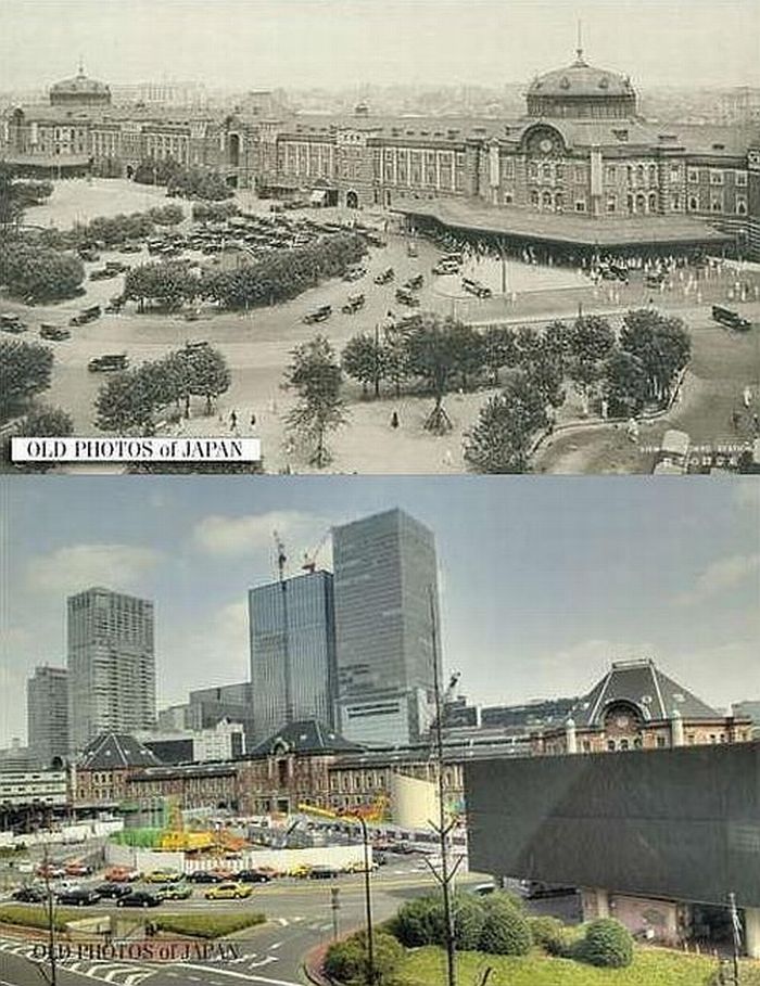 Photos of Japan Then and Now (12 pics)