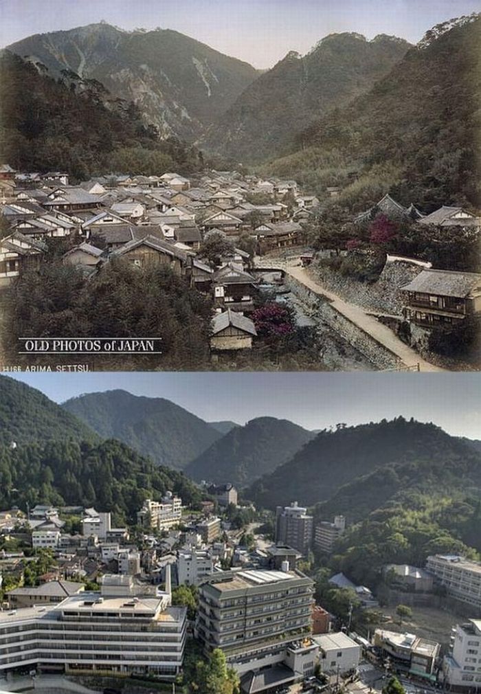 Photos of Japan Then and Now (12 pics)