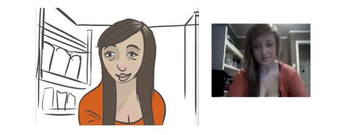 Live Caricatures of People on Chat Roulette (34 pics)