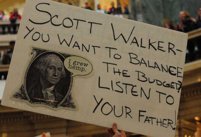 Best Protest Signs At The Wisconsin Capitol (45 pics)