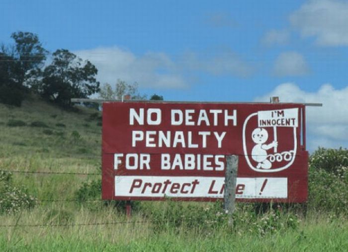 Anti-Abortion Signs (26 pics)