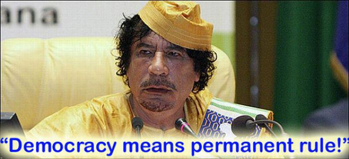 Silliest Gadaffi Quotes (8 pics)