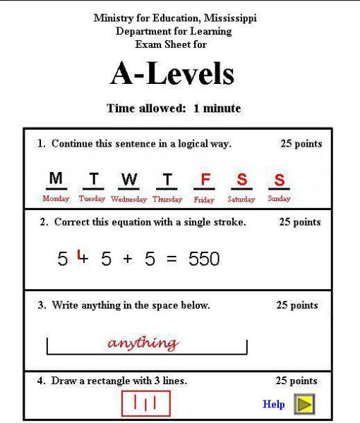 Try to Pass This Exam (2 pics)