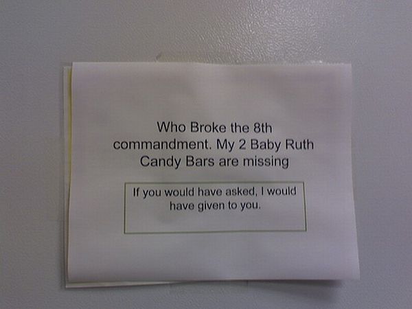 Hilarious Passive-Aggressive Office Notes (38 pics)