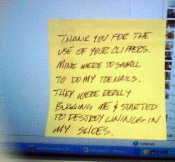 Hilarious Passive-Aggressive Office Notes (38 pics)