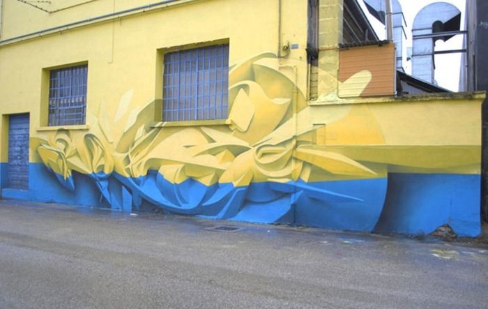 Stunning Three Dimensional Graffiti Art (8 pics)