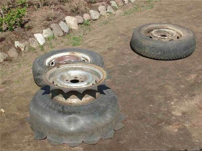 Second Life of Tires (15 pics)