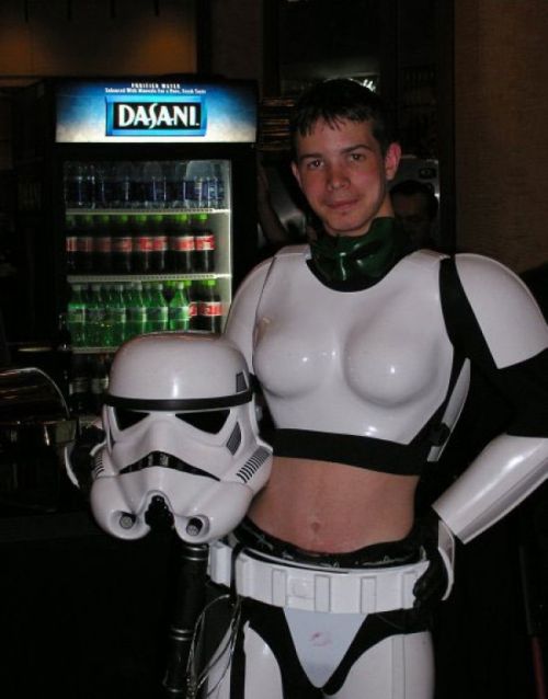 Never Trust Any One in a Stormtrooper Costume (2 pics)
