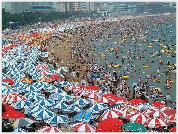 Beach in South Korea (12 pics)
