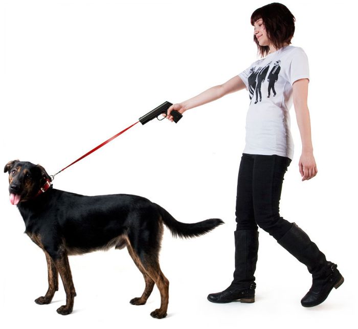 Gun-Leash For Pets (3 pics)