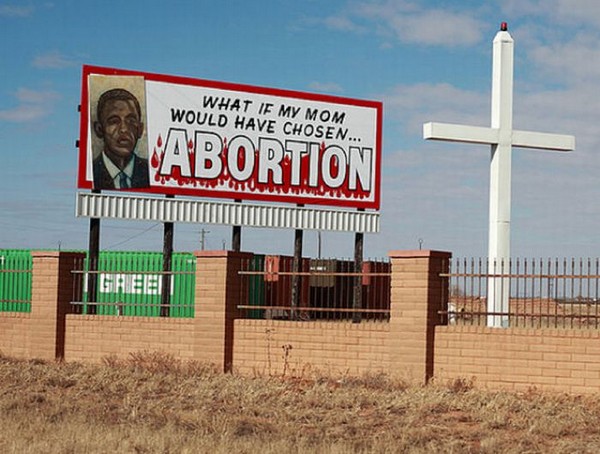 Crazy Anti-Abortion Billboards (26 pics)