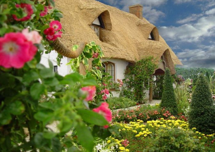 English Houses with Beautiful Roofs (55 pics)