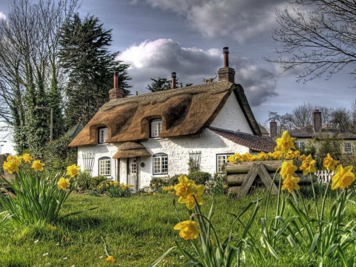 English Houses with Beautiful Roofs (55 pics)