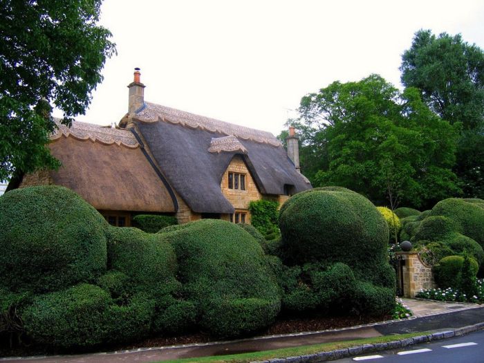 English Houses with Beautiful Roofs (55 pics)