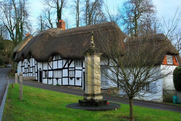 English Houses with Beautiful Roofs (55 pics)