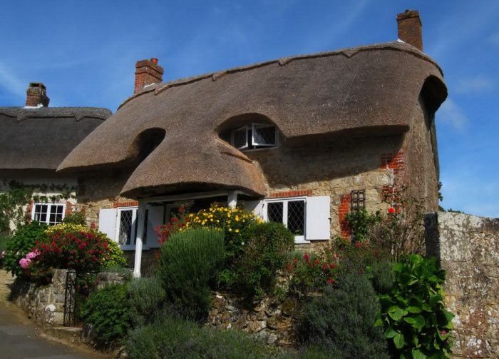 English Houses with Beautiful Roofs (55 pics)