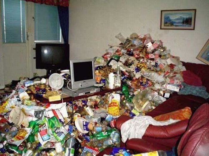 The Filthiest Apartments (22 pics)