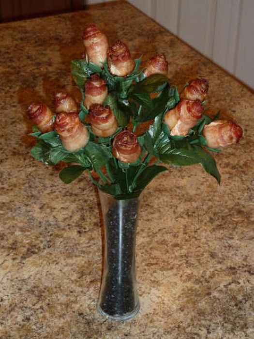 Making of Bacon Roses (21 pics)