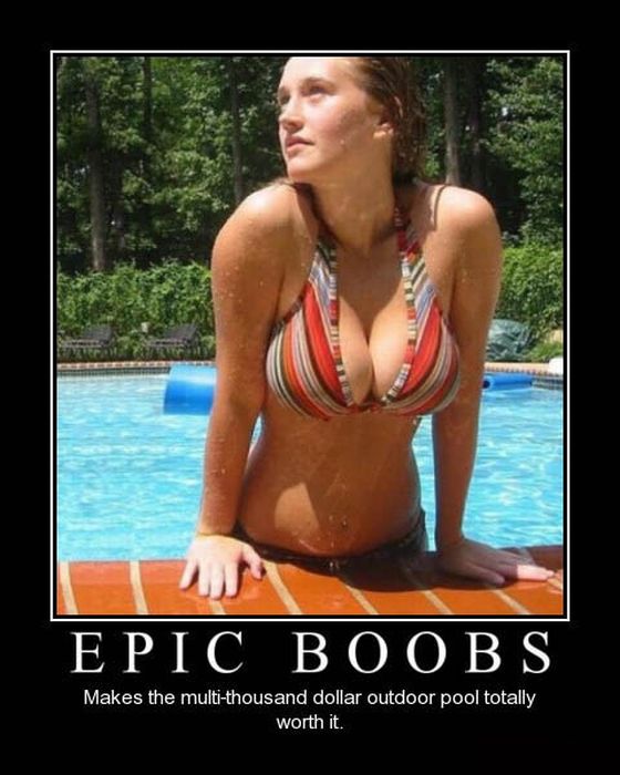 Epic Demotivational Posters About Boobs (68 pics)