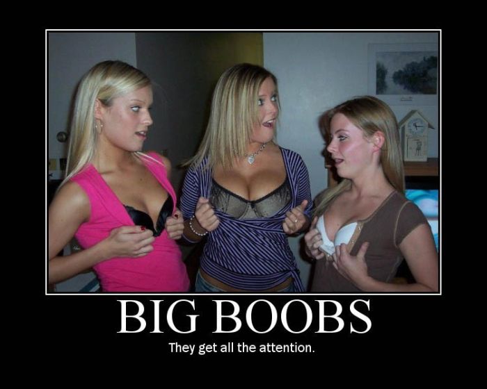 Epic Demotivational Posters About Boobs (68 pics)
