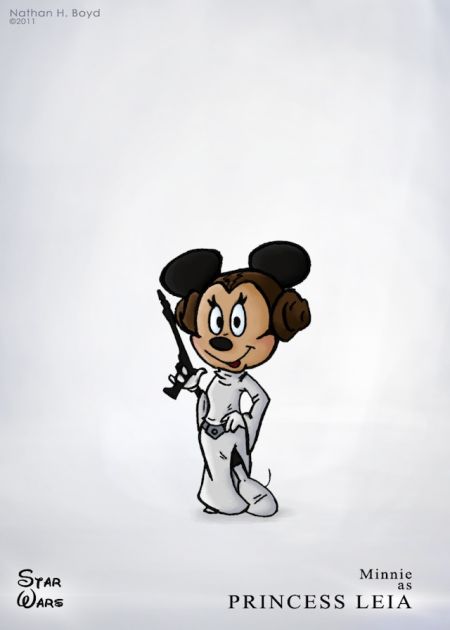 When Disney and Star Wars Meet (10 pics)