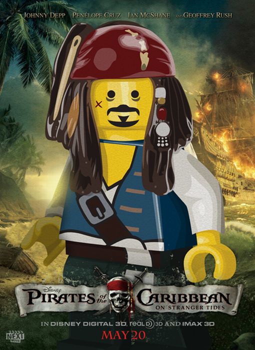 Lego Posters of Summer 2011 Movies (10 pics)