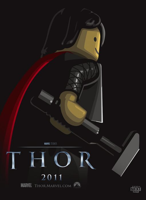 Lego Posters of Summer 2011 Movies (10 pics)