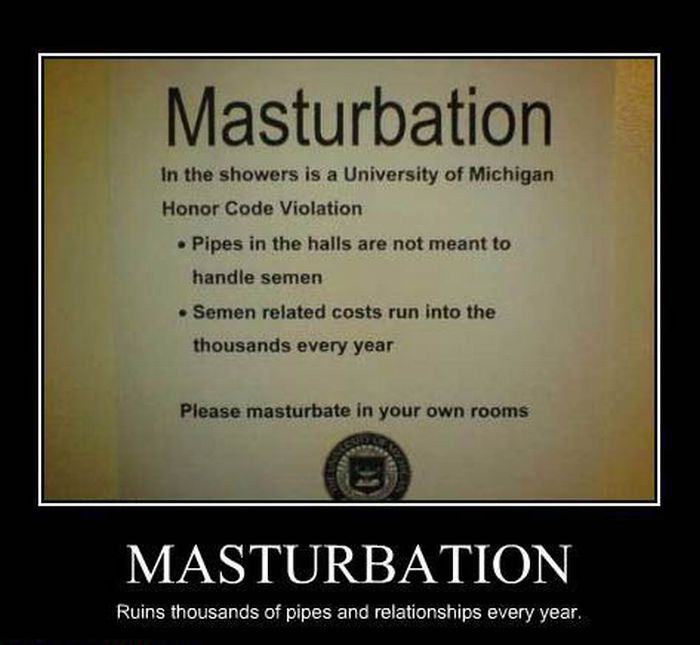 Funny Masturbation Demotivational Posters (40 pics)