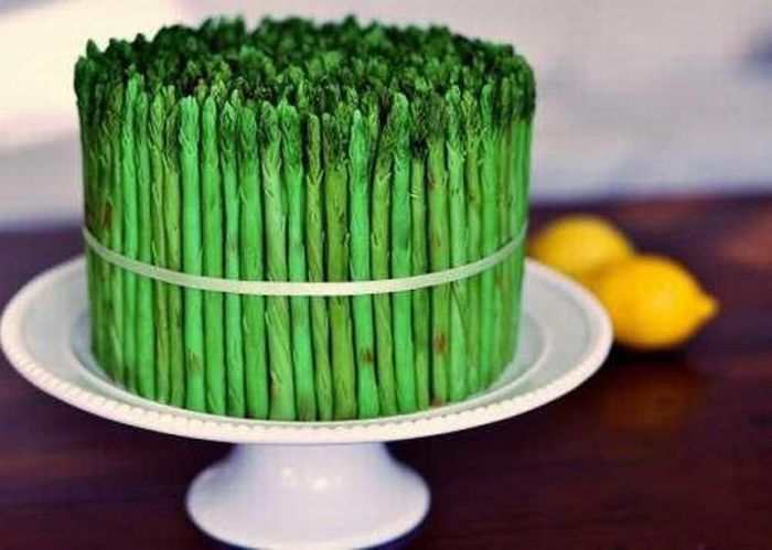 Asparagus Cake (5 pics)