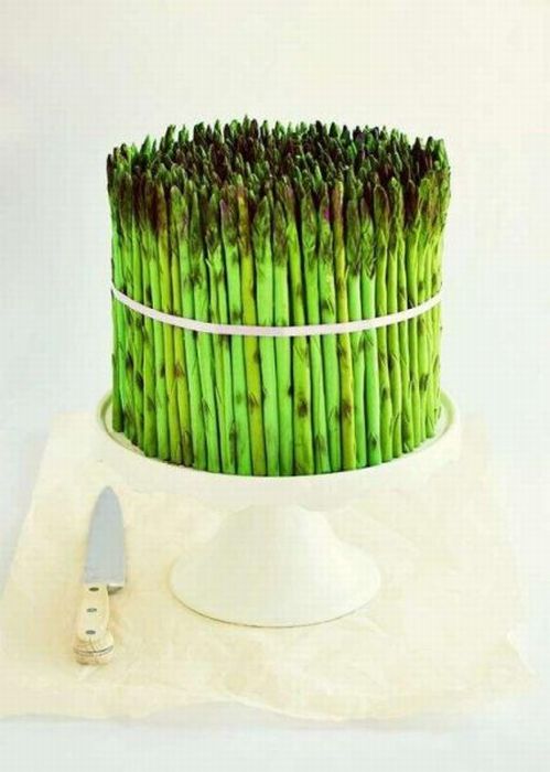 Asparagus Cake (5 pics)
