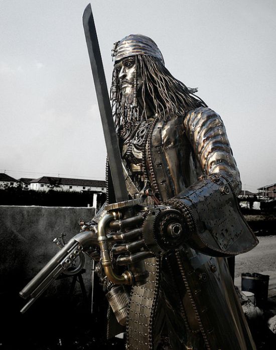Jack Sparrow Statue (5 pics)