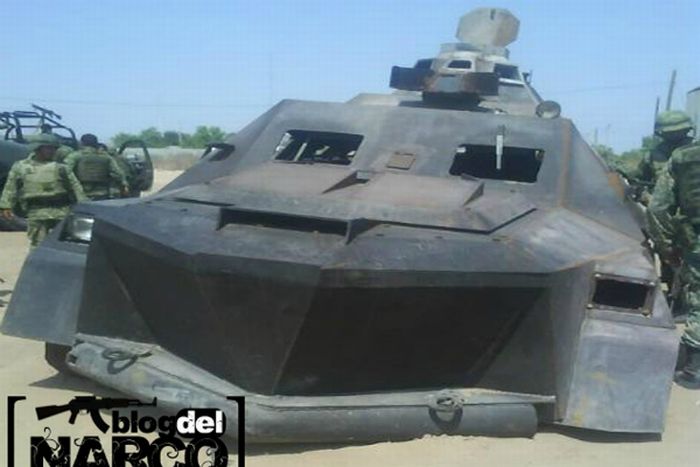 The Mexican Drug Cartel’s Hand-​​Made Tanks (8 pics)