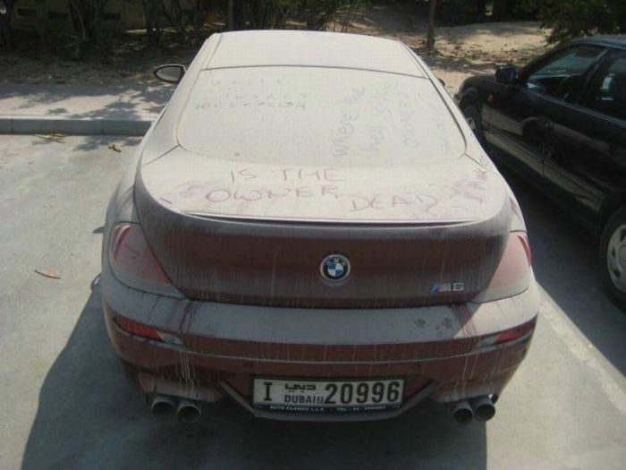 Abandoned BMW M6 (8 pics)