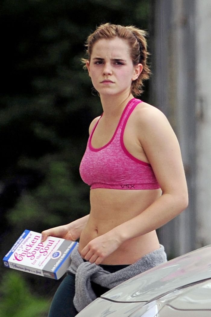 Emma Watson in a Pink Top (5 pics)
