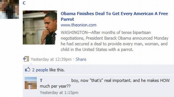 The Onion's True Facebook Believers (21 pics)