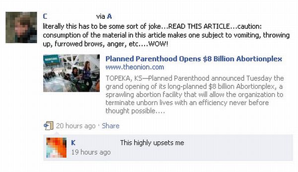 The Onion's True Facebook Believers (21 pics)