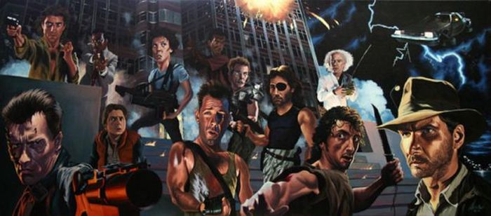 Movie Paintings by Justin Reed (17 pics)