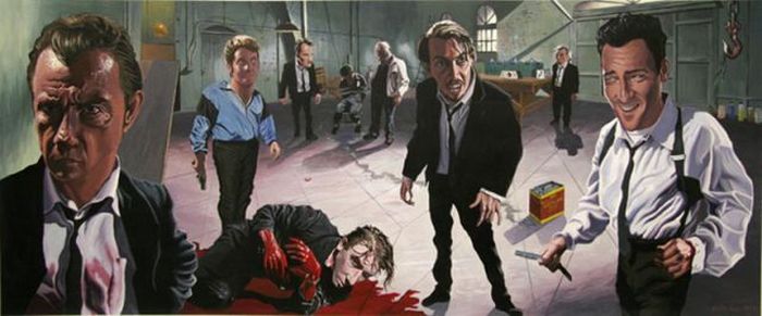 Movie Paintings by Justin Reed (17 pics)