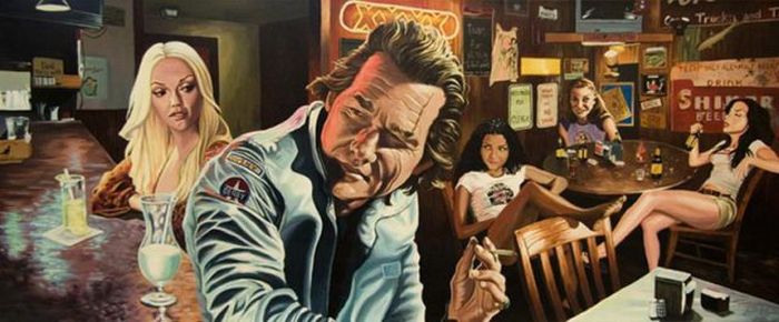 Movie Paintings by Justin Reed (17 pics)