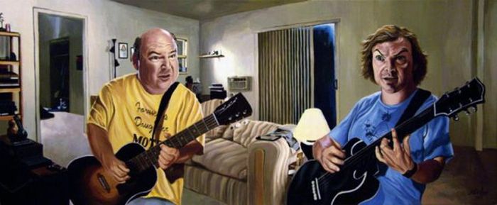 Movie Paintings by Justin Reed (17 pics)