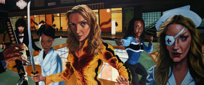 Movie Paintings by Justin Reed (17 pics)