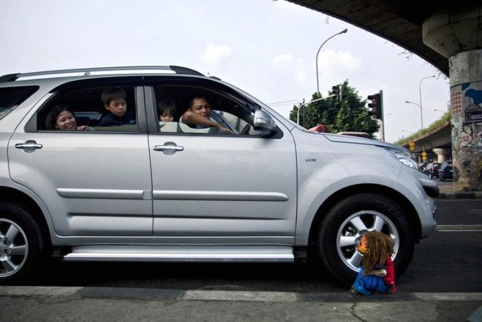 Performing Street Monkeys of Indonesia (16 pics)