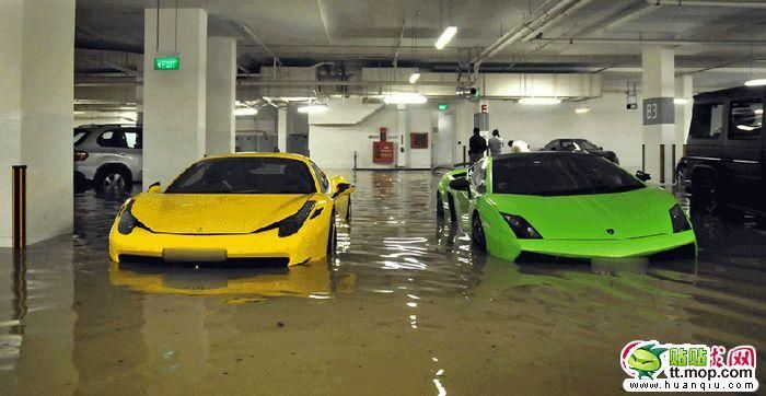 Sunken Supercars (8 pics)
