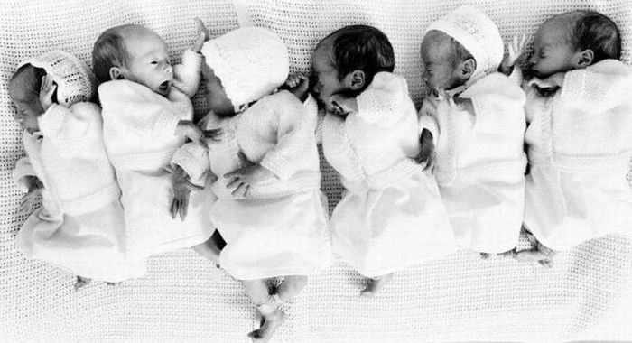 Sextuplets Then and Now (9 pics)