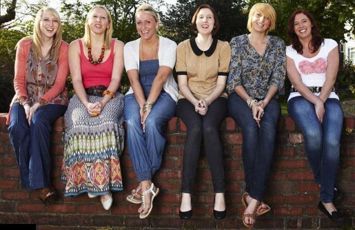 Sextuplets Then and Now (9 pics)