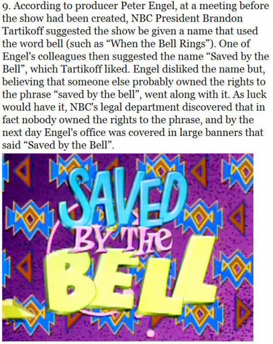 Things You Probably Didn’t Know About “Saved by the Bell” (13 pics)