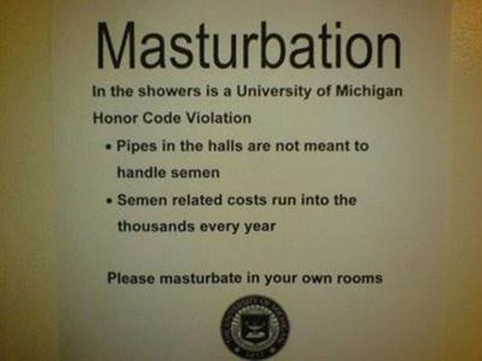 Stop Masturbating In The Showers (13 pics)