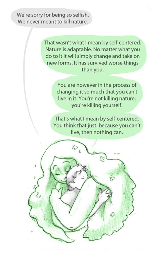 Harsh Truth from Mother Nature (3 pics)