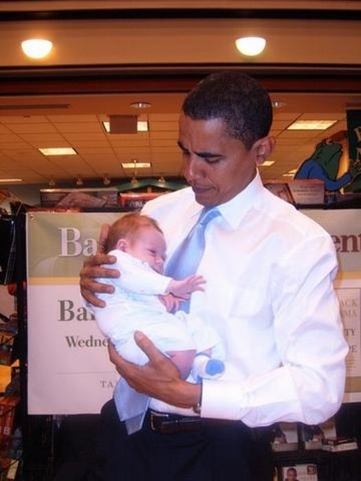 Obama with Babies (50 pics)