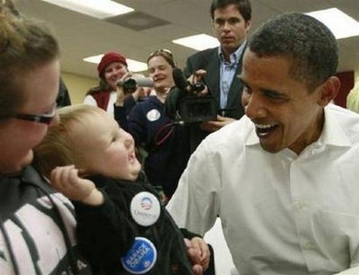 Obama with Babies (50 pics)